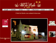 Tablet Screenshot of moulin-saint-aignan.com